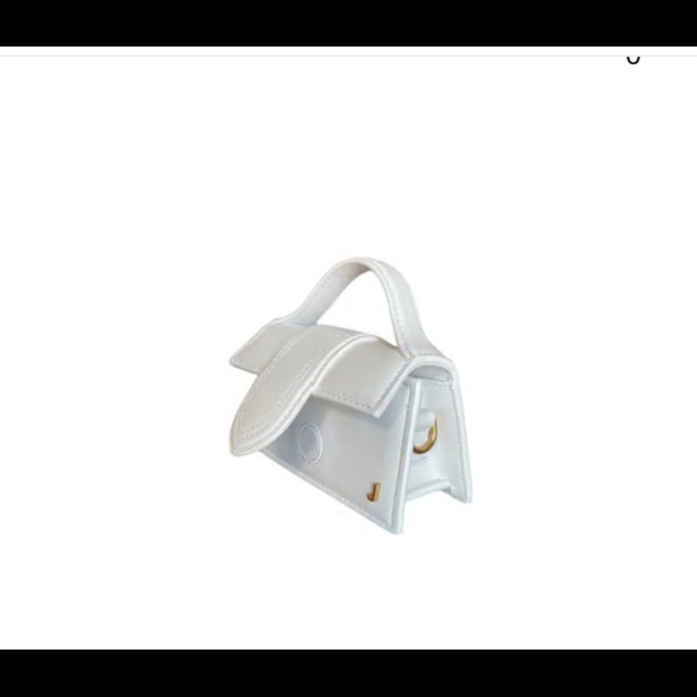 White new authentic jacquemus bag
